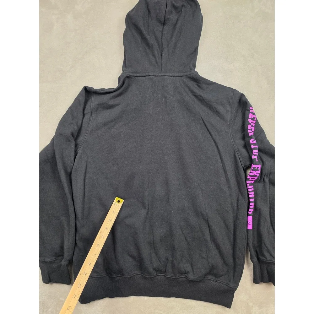 The North Face Hoodie Mens Large Black Never Stop Exploring Graphic Sweatshirt